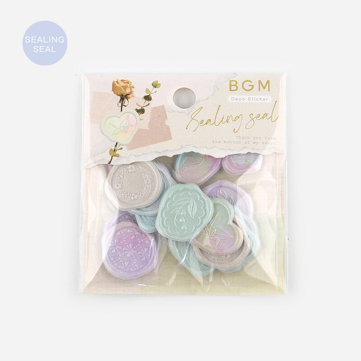 BGM Seal Stickers - Pastel Rainbow