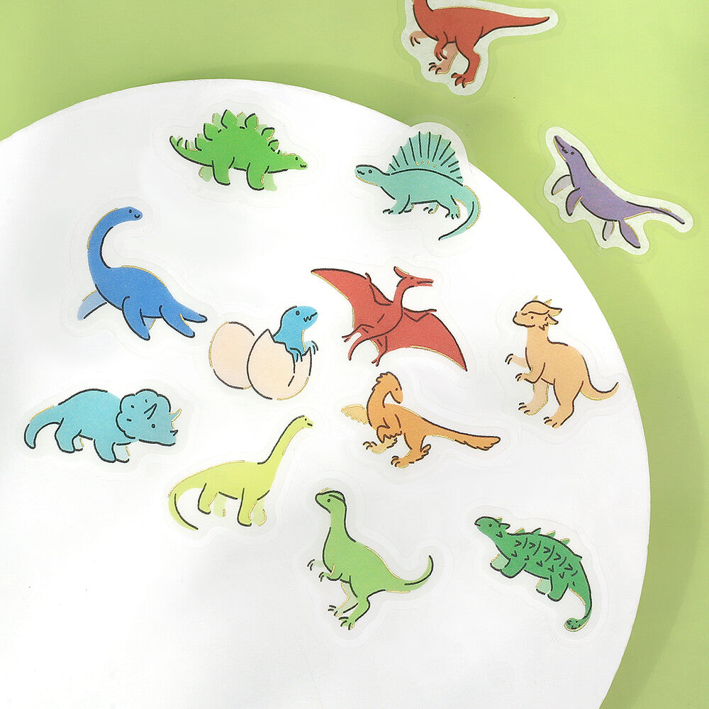 BGM Flake Stickers - Ippai Series - Dinosaurs
