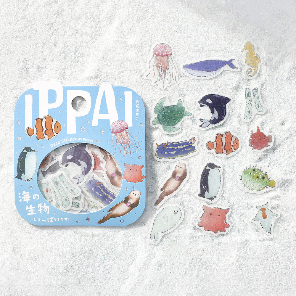 BGM Flake Stickers - Ippai Series - Sealife
