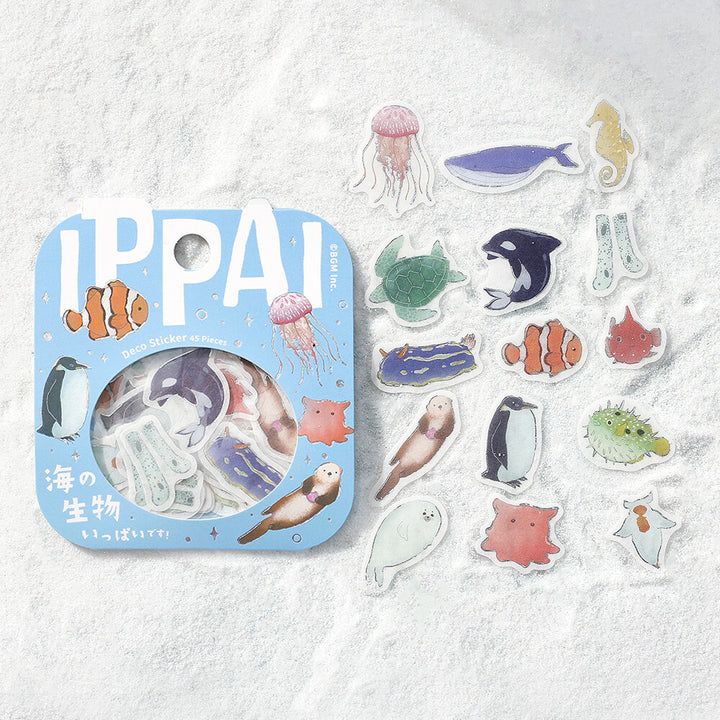 BGM Flake Stickers - Ippai Series - Sealife