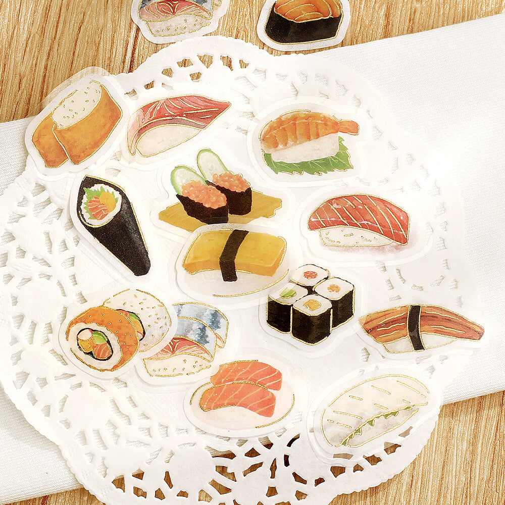 BGM Flake Stickers - Ippai Series - Sushi