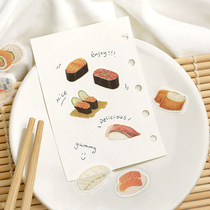 BGM Flake Stickers - Ippai Series - Sushi