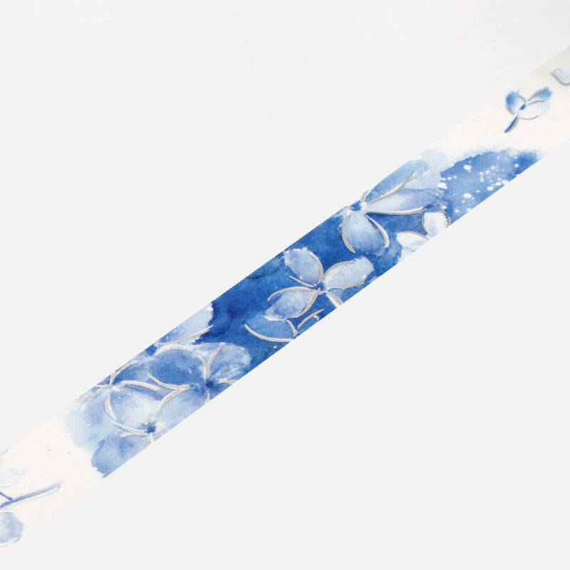 BGM Washi Tape - Blue Hydrangea