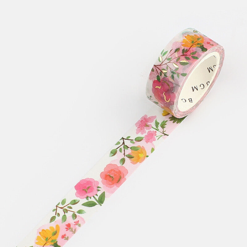 BGM Washi Tape - Garden Rose