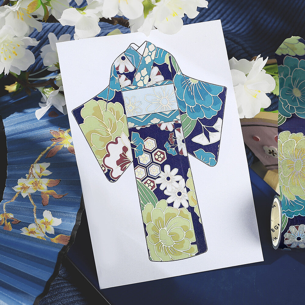 BGM Kimono Series Washi Tape Sets - Choose from 4 Designs