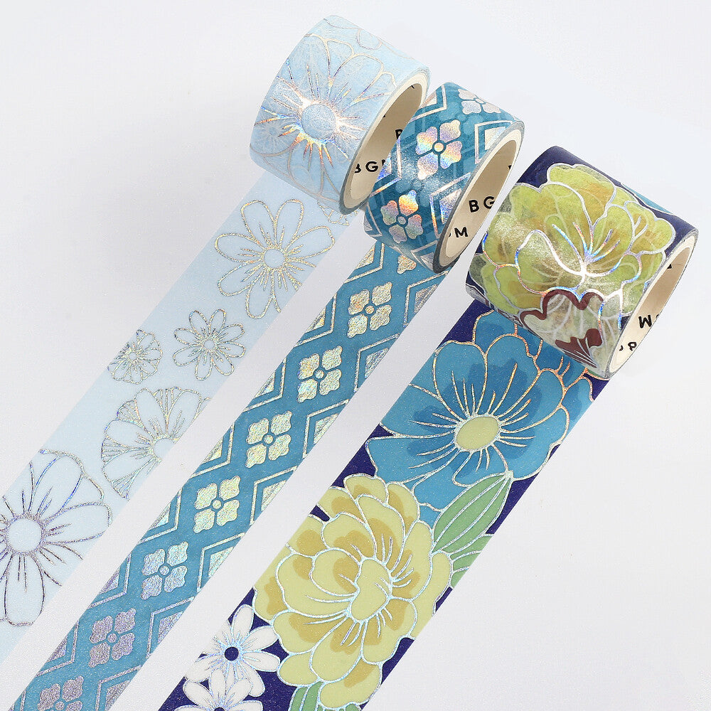 BGM Kimono Series Washi Tape Sets - Choose from 4 Designs