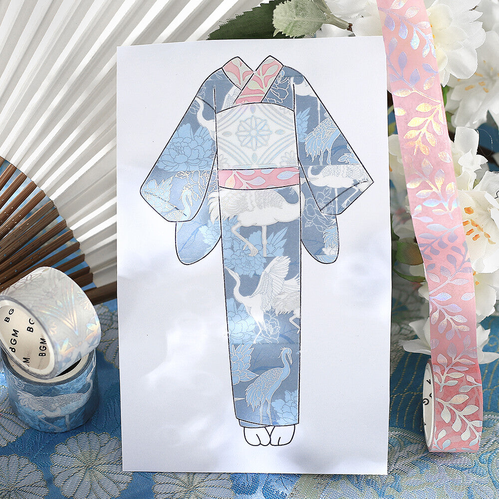 BGM Kimono Series Washi Tape Sets - Choose from 4 Designs