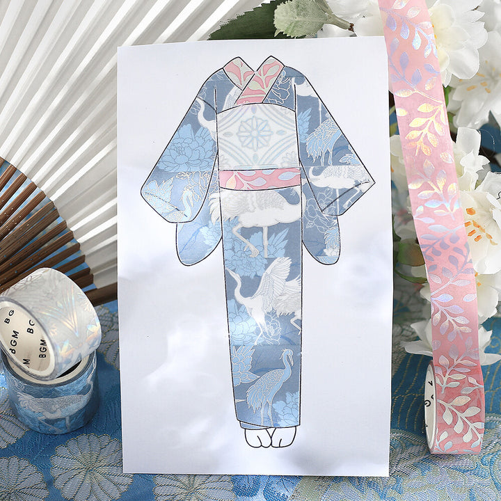 BGM Kimono Series Washi Tape Sets - Choose from 4 Designs
