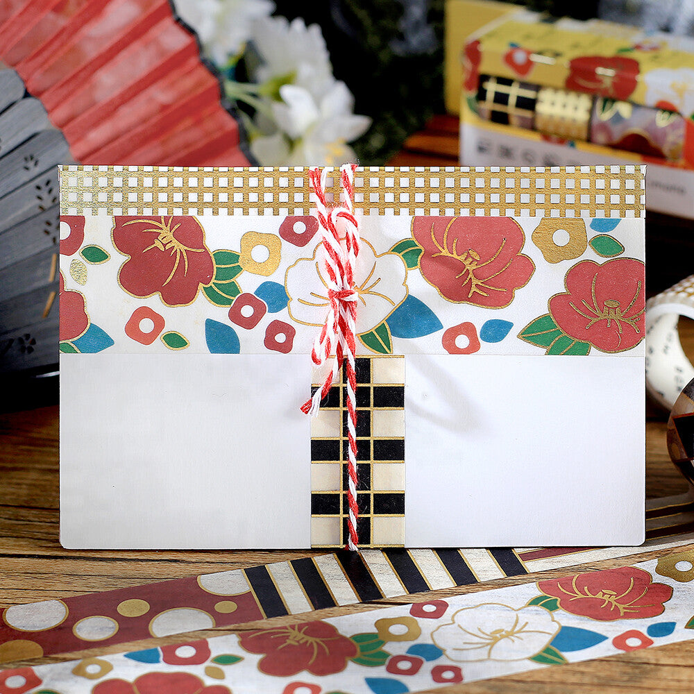 BGM Kimono Series Washi Tape Sets - Choose from 4 Designs
