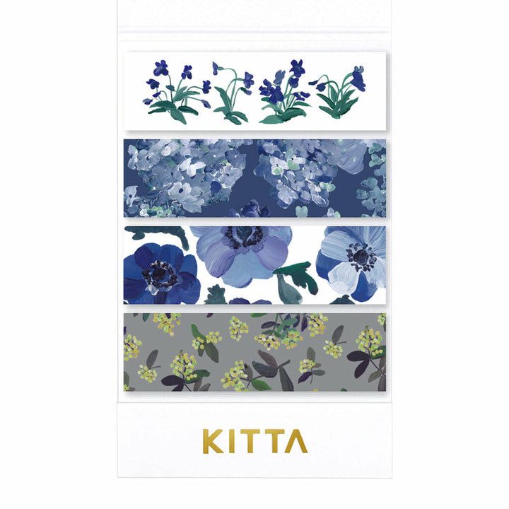 KITTA Basic Series Washi Tape Pack - Flowers #6