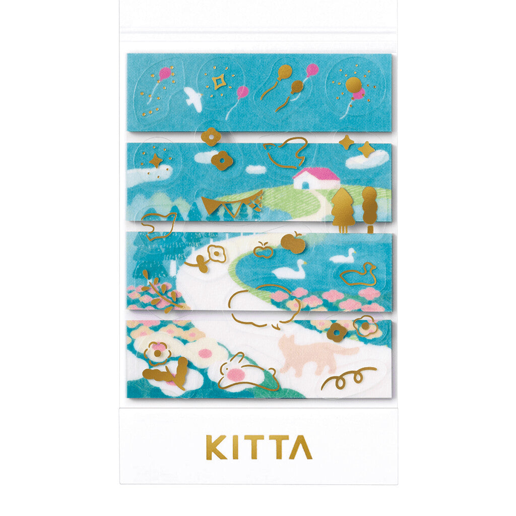 KITTA Basic Series Washi Tape Pack - Hill