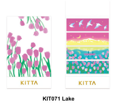 KITTA Basic Series Washi Tape Pack - Lake