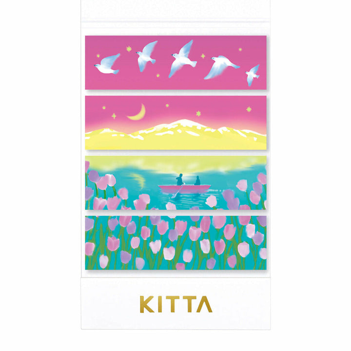 KITTA Basic Series Washi Tape Pack - Lake