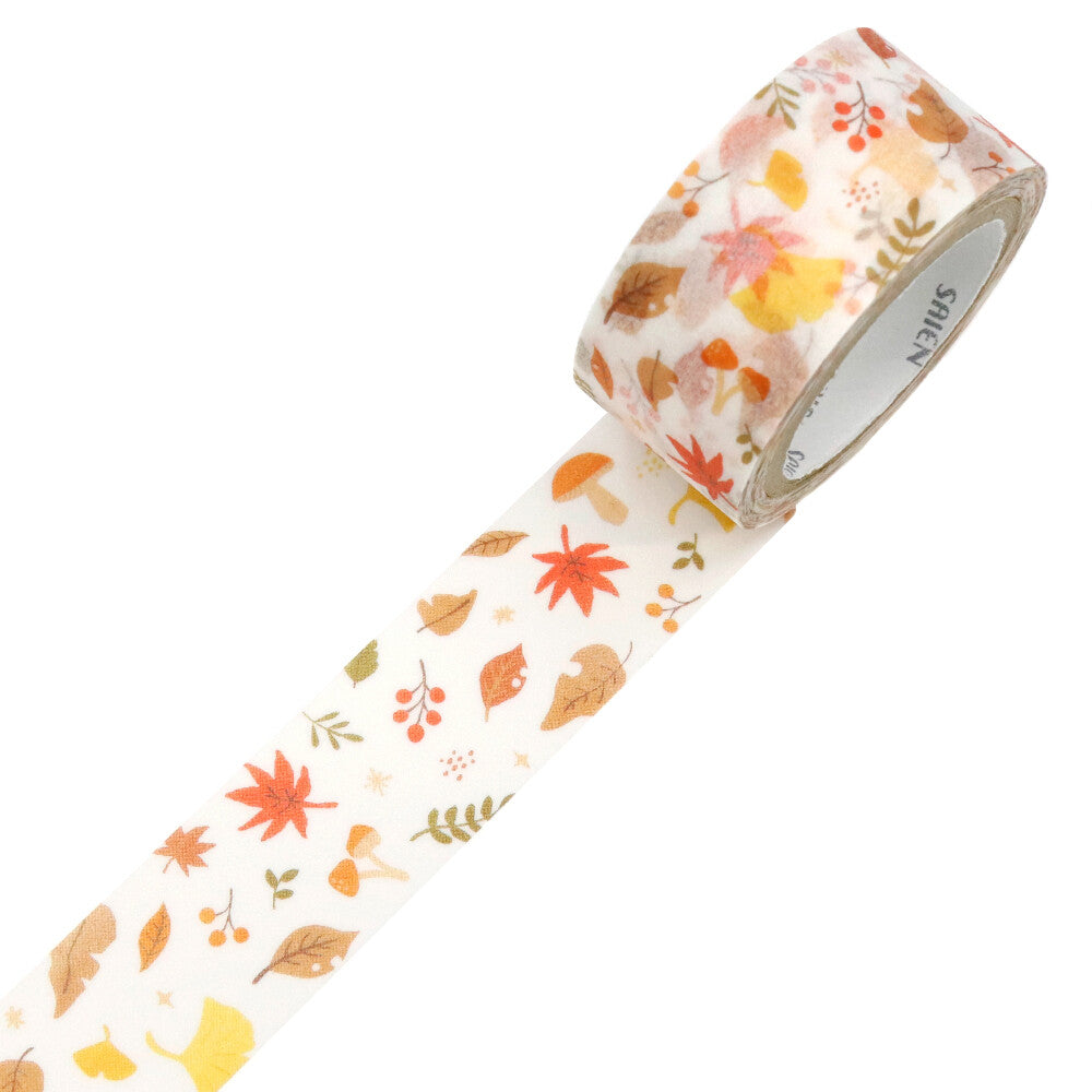 Kamiiso SAIEN Washi Tape - Autumn Leaves
