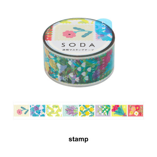 SODA Clear Masking Tape - Stamps