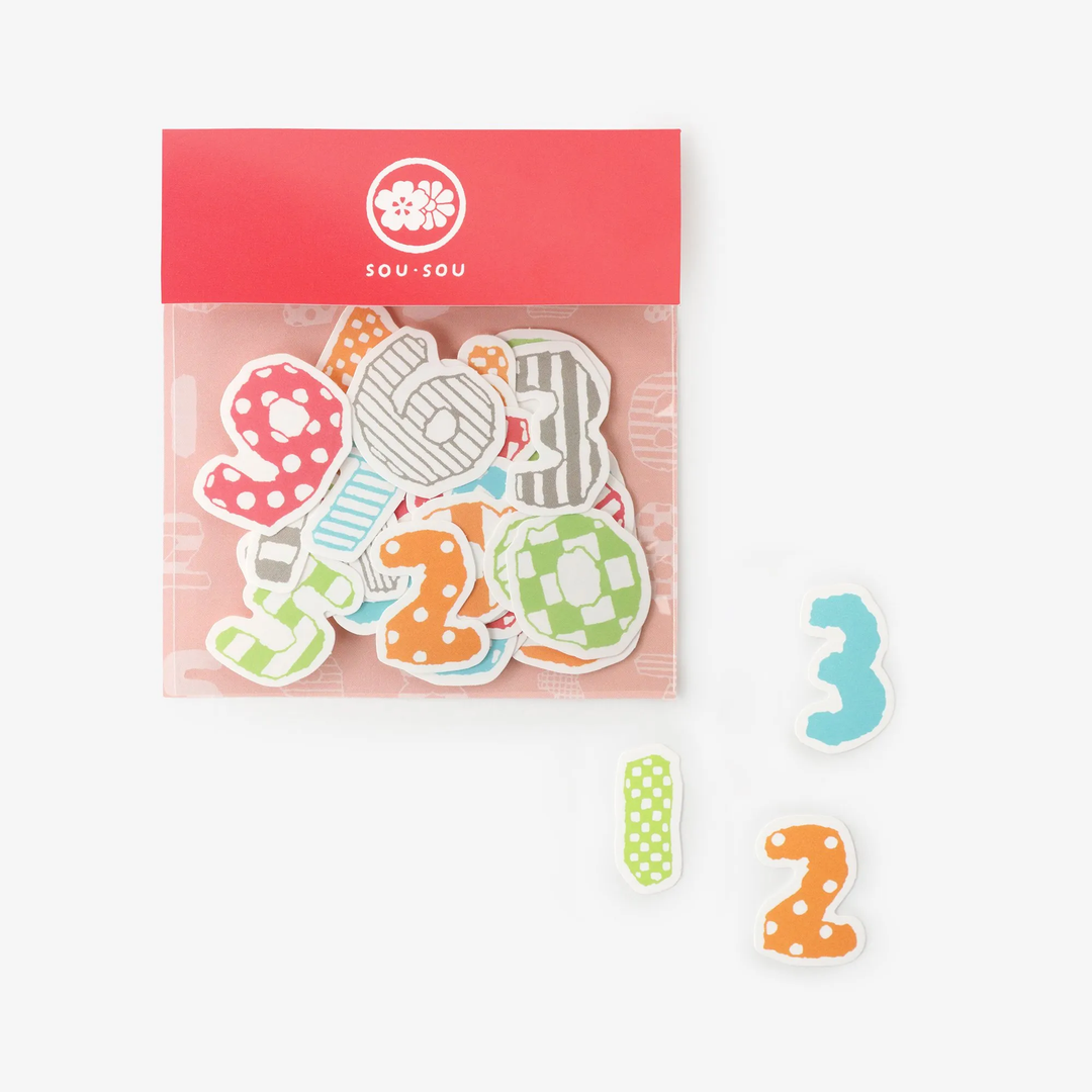 SOU.SOU x PHP Flake Sticker Pack - Numbers