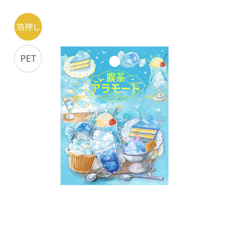 BGM Flake Stickers - Cafe a la Mode Series - Blue Sky