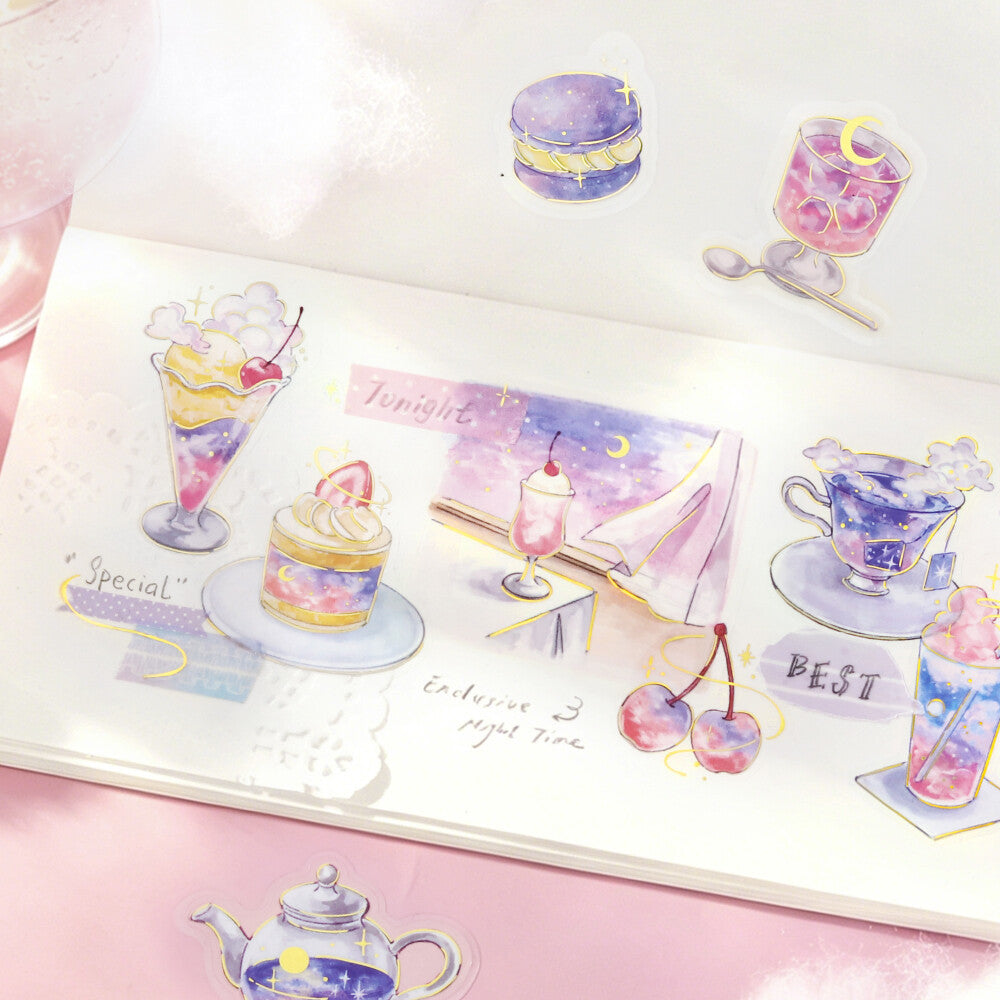 BGM Flake Stickers - Cafe a la Mode Series - Morning Glow