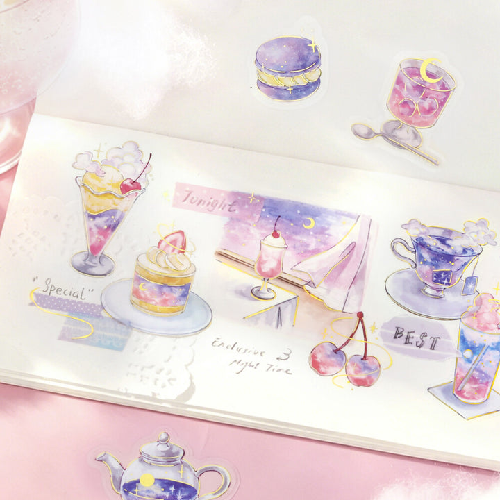 BGM Flake Stickers - Cafe a la Mode Series - Morning Glow