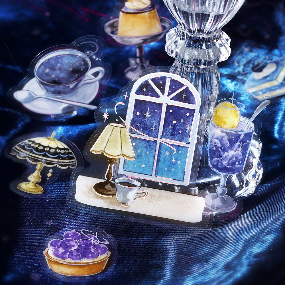 BGM Flake Stickers - Cafe a la Mode Series - Night Sky