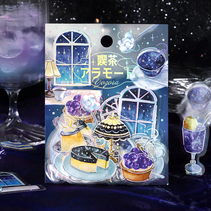 BGM Flake Stickers - Cafe a la Mode Series - Night Sky