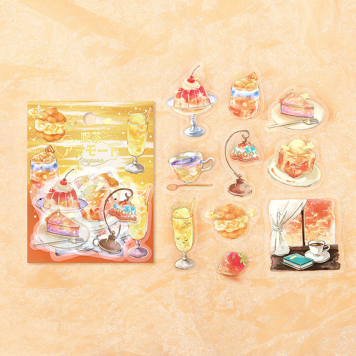 BGM Flake Stickers - Cafe a la Mode Series - Sunset