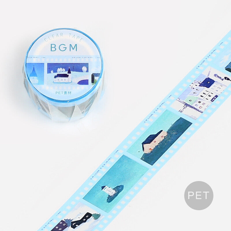BGM Clear Tape - Light Blue Film