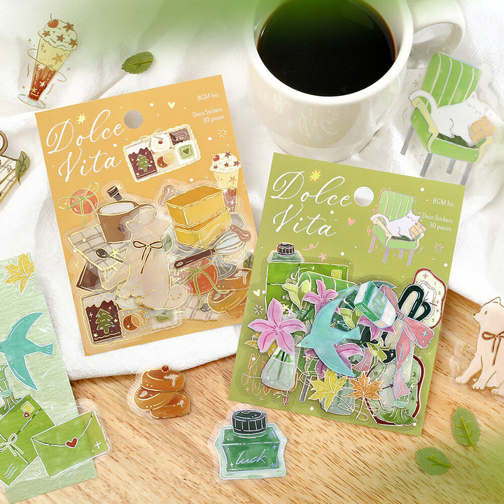 BGM Flake Stickers - Dolce Vita Series - Sweet Recipes