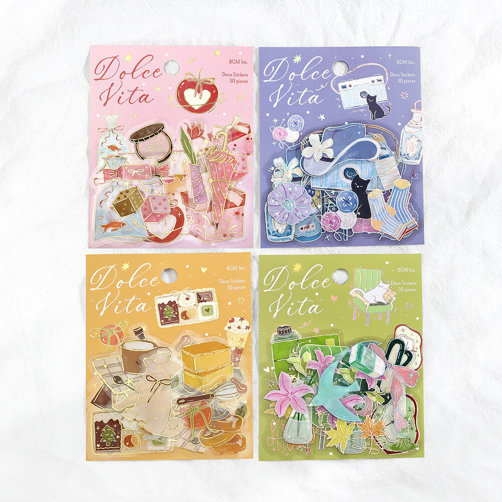 BGM Flake Stickers - Dolce Vita Series - Slice of Life