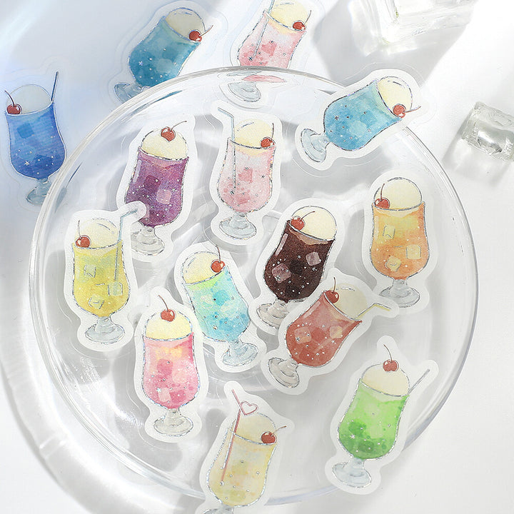 BGM Flake Stickers - Ippai Series - Cream Soda