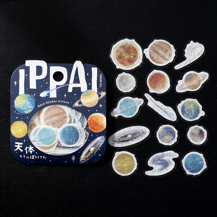 BGM Flake Stickers - Ippai Series - Planets