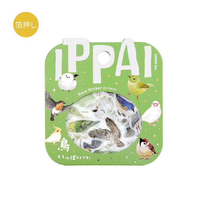 BGM Flake Stickers - Ippai Series - Birds