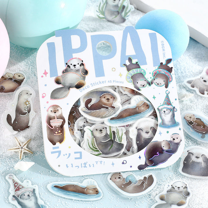 BGM Flake Stickers - Ippai Series Vol 5 - Sea Otters