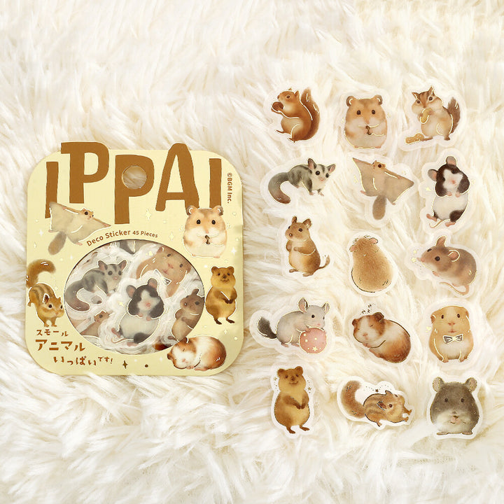 BGM Flake Stickers - Ippai Series Vol 5 - Small Animals