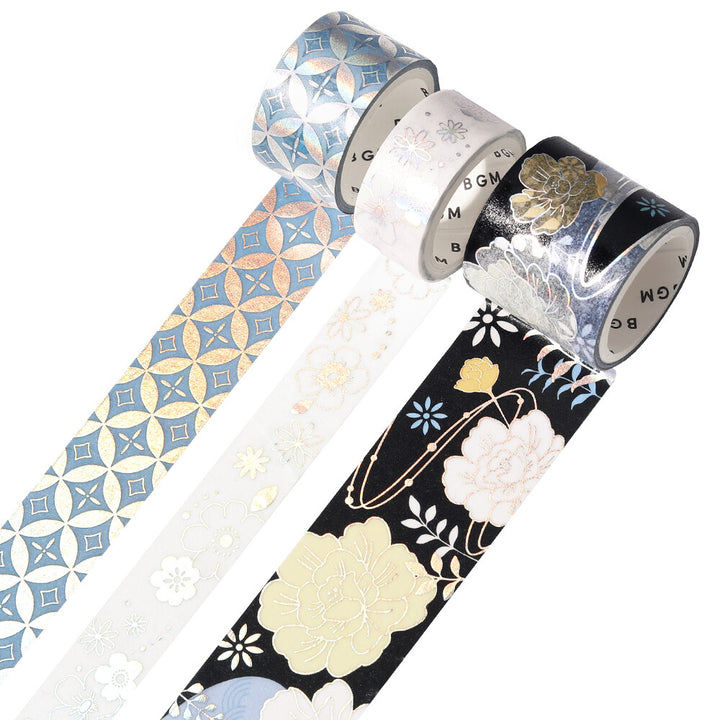 BGM Kimono Series Washi Tape Sets Vol. 2 - Choose from 4 Designs