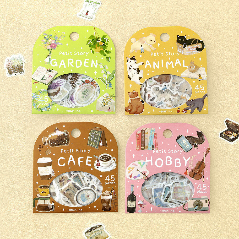 BGM Flake Stickers - Petit Story Series - Animals