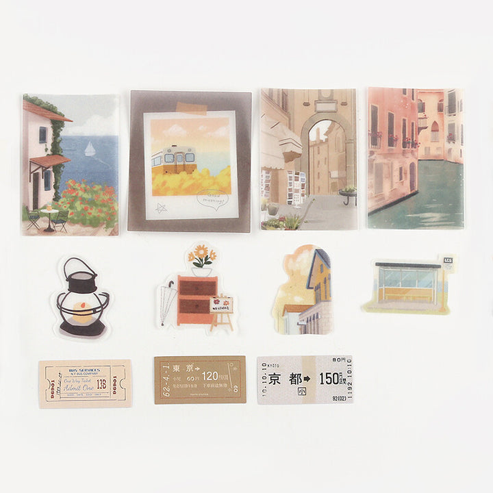 BGM Travel Diary Stickers - City