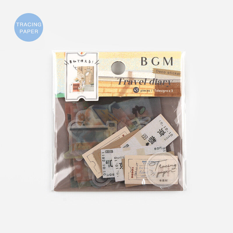 BGM Travel Diary Stickers - City