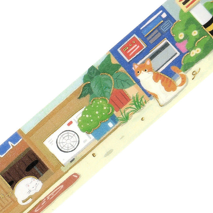 BGM Washi Tape - The Cat's Journey Series - Back Alley