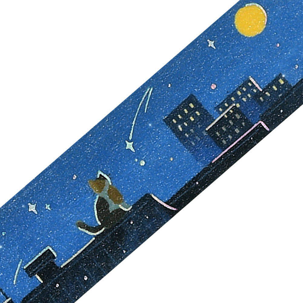 BGM Washi Tape - The Cat's Journey Series - Night Sky