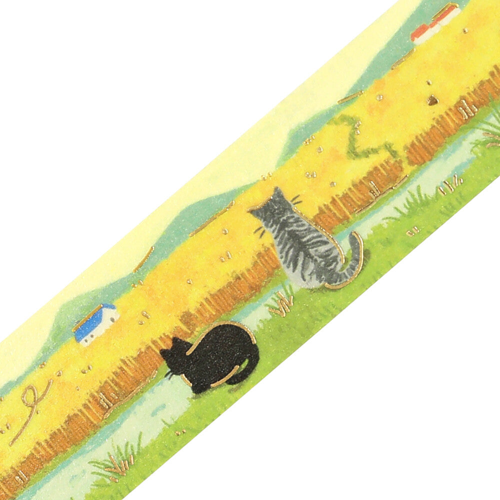 BGM Washi Tape - The Cat's Journey Series - Wheat Fields