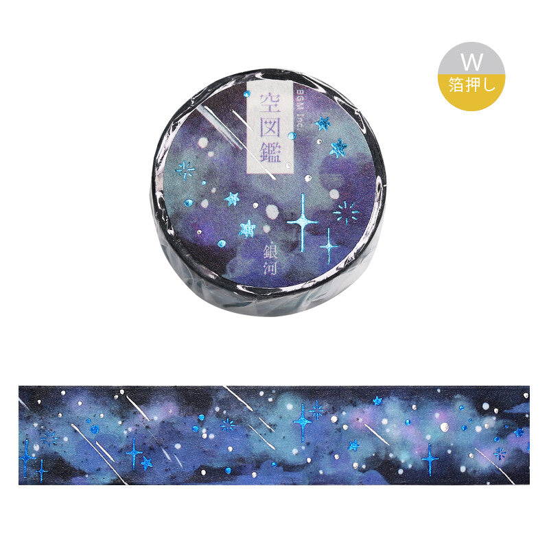 BGM Washi Tape - Sora Zukan Series - Galaxy