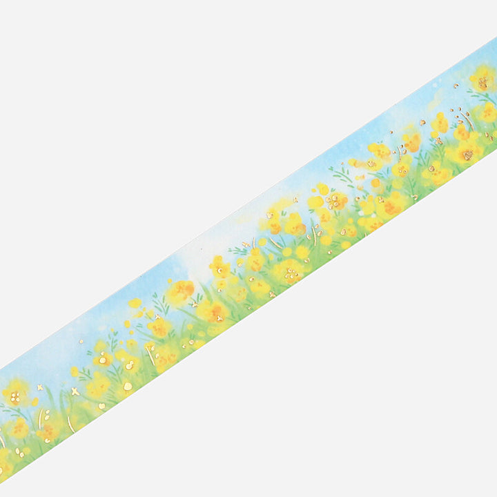 BGM Washi Tape - Yellow Flower Field