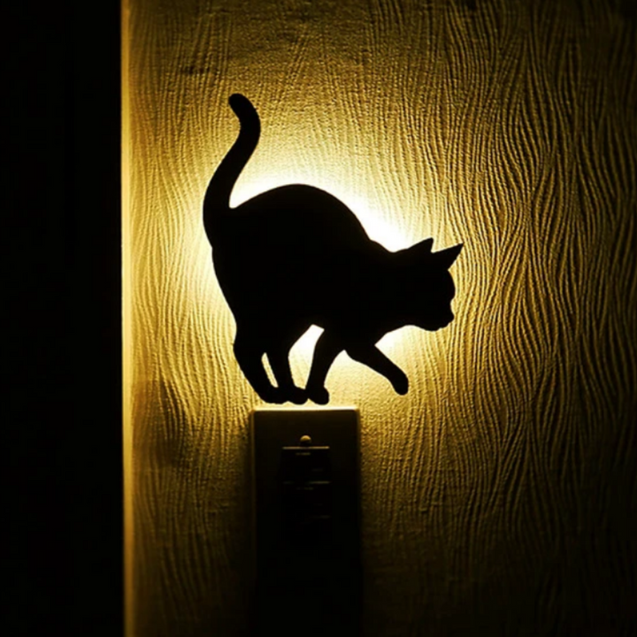 Cat Wall Light - Jumping Cat