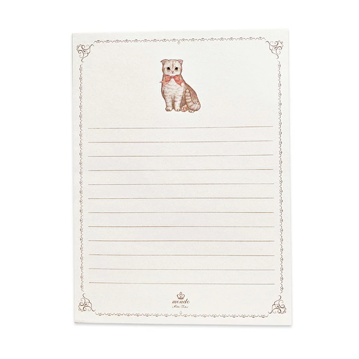 Miki Takei Letter Set - Munchkin Cat