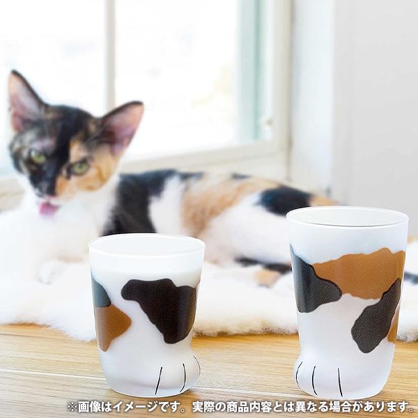 Coconeco Cat Paw Glass - Parent / Child Gift Set - Calico