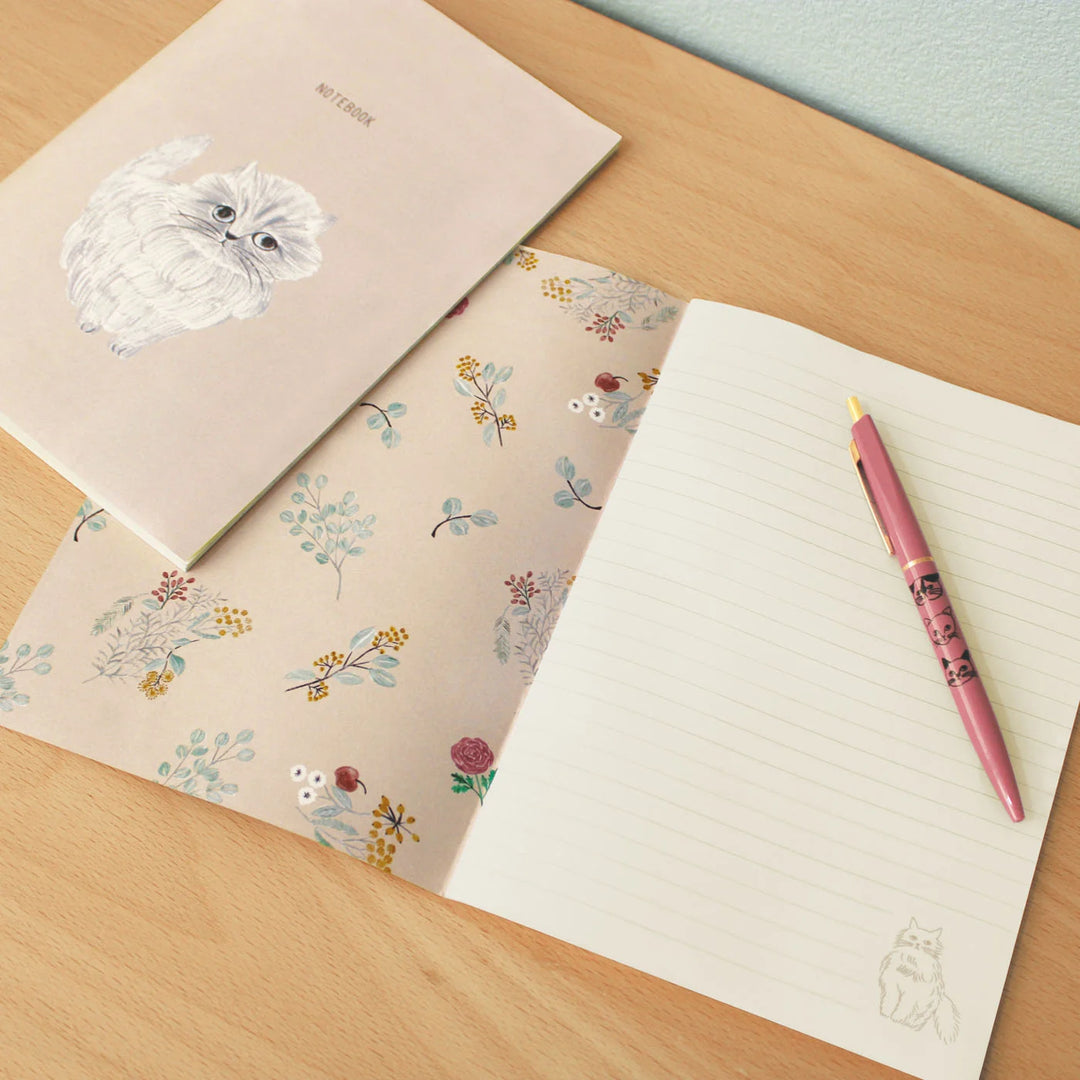 El Commun Miyuki Matsuo A5 Notebook - Grey Tabby Cat
