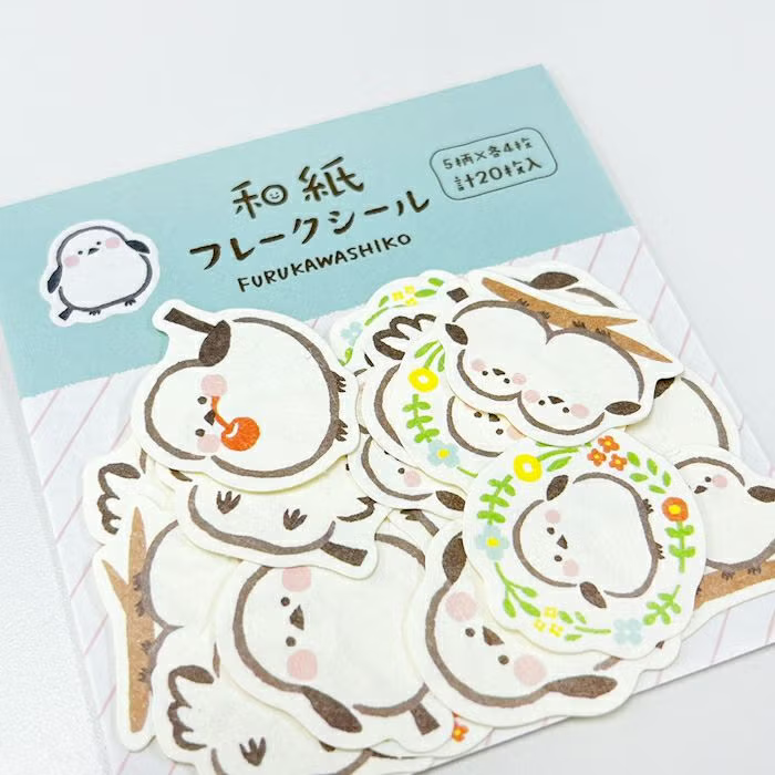 Furukawa Paper Works - Flake Stickers - Shimaenaga (NEW)