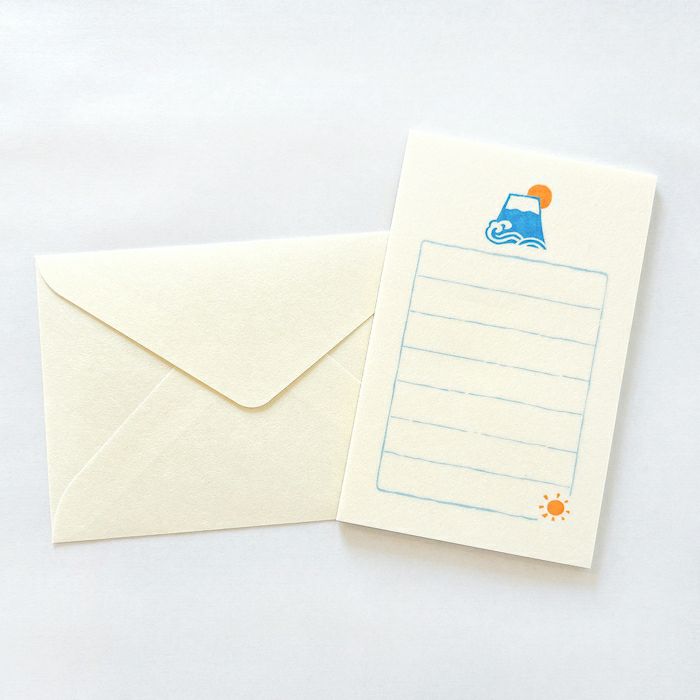 Furukawa Paper Works - "Soebumi" Gift Note Letter Paper - Mt Fuji