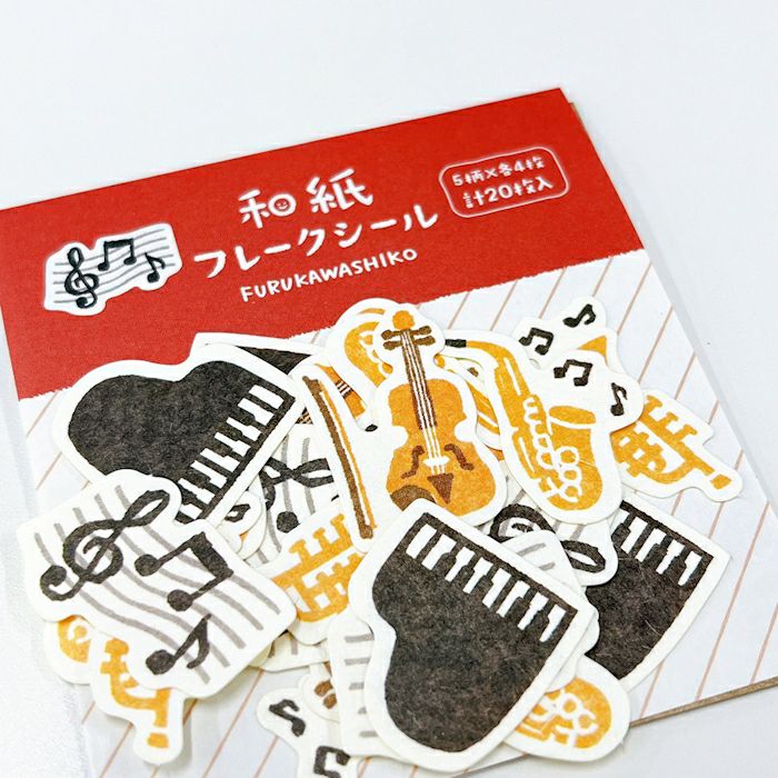 Furukawa Paper Works - Flake Stickers - Music
